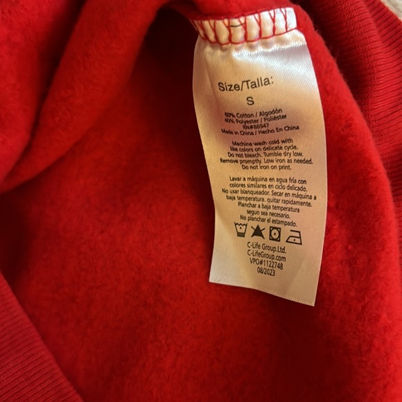 Brand NWT Christmas red Betty Boop festive sweatshirt!! - Picture 8 of 9